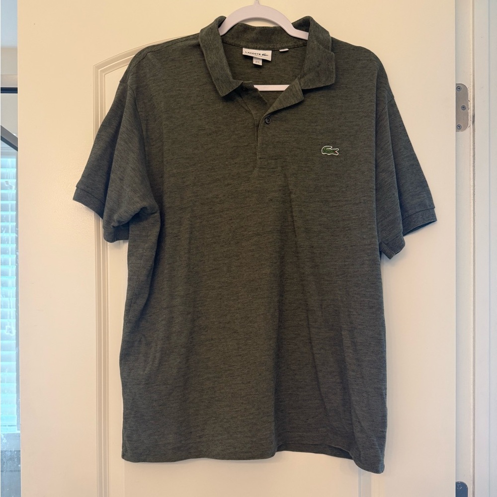Lacoste Men's Dark Green Polo Shirt